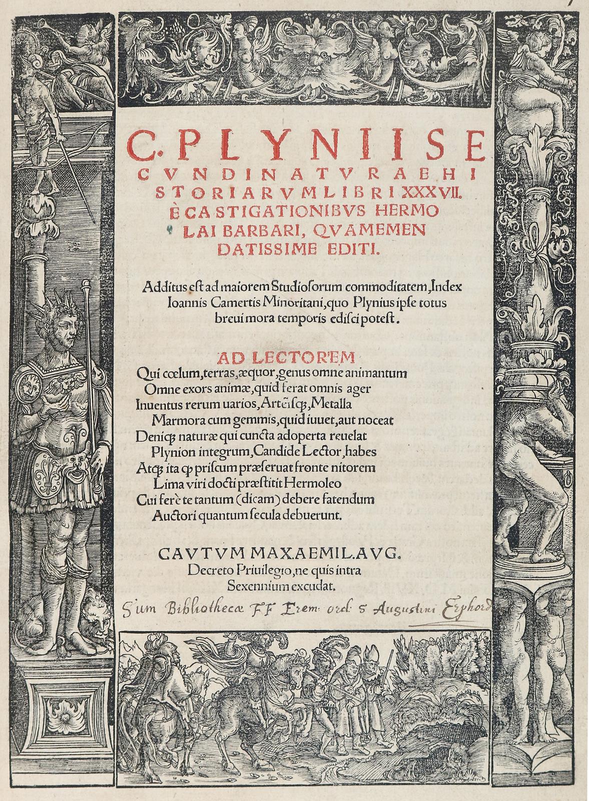 Plinius Secundus,C. - Image 2 of 2