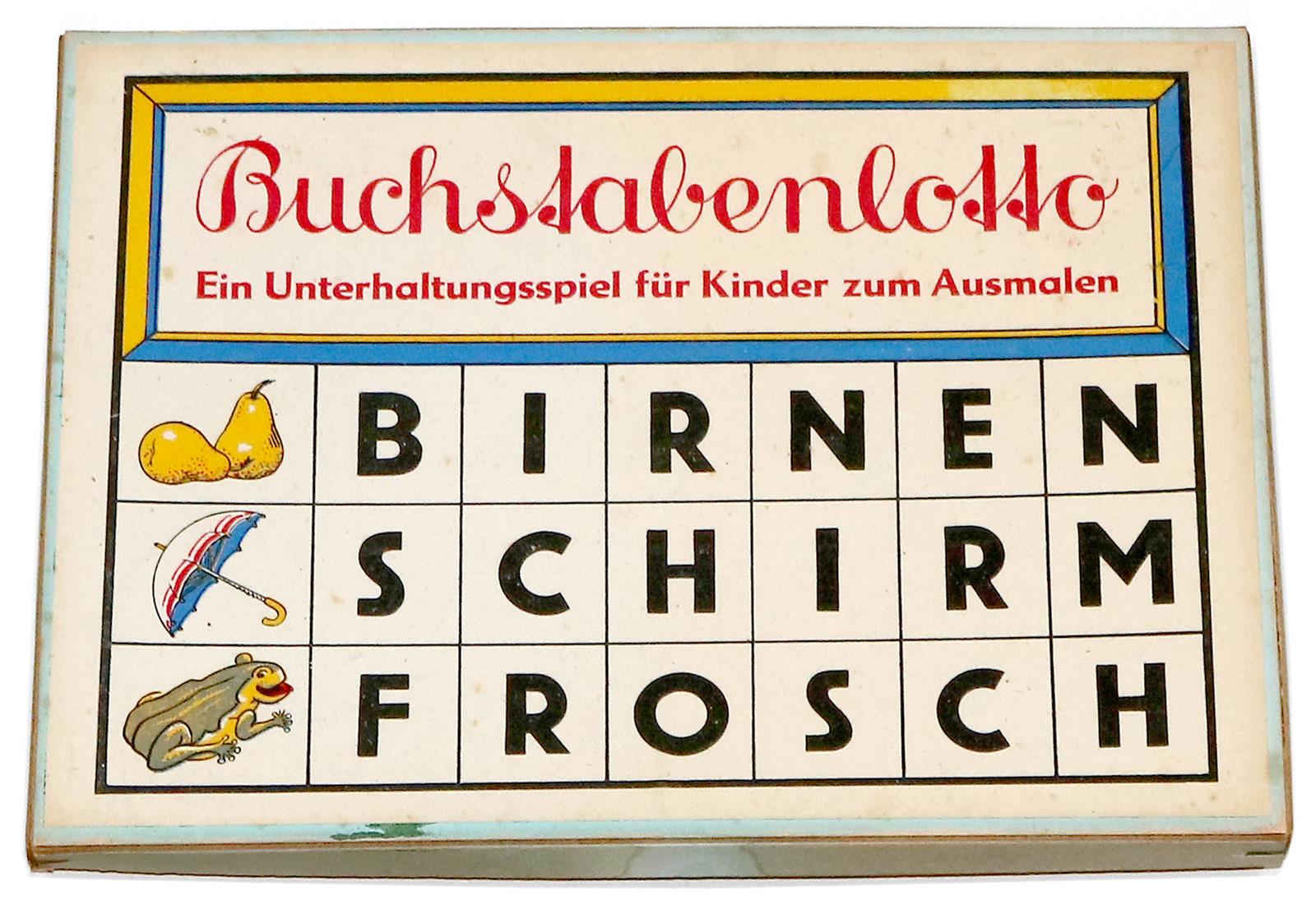 Buchstabenlotto.