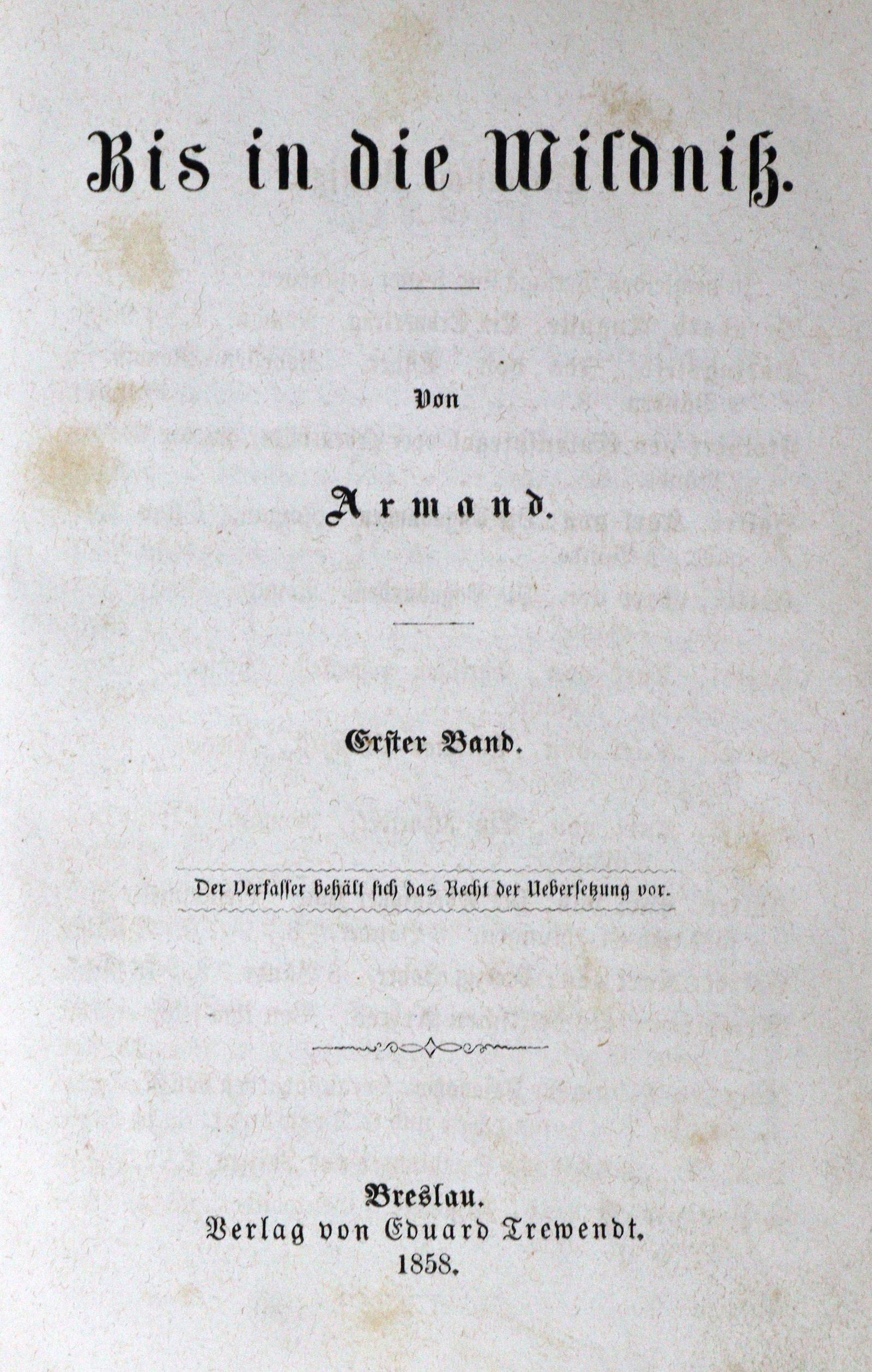 Armand (d.i. F.A.Strubberg.)