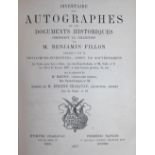 Inventaire des autographes et des documents