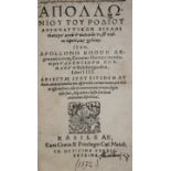 Apollonius Rhodius.