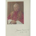 Johannes Paul II. Papst.
