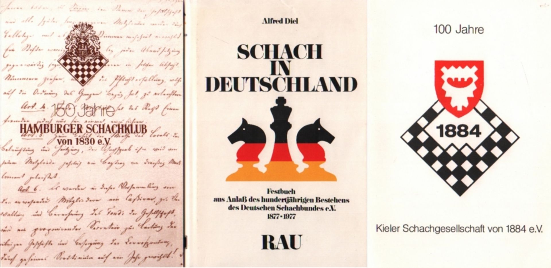 Diel, A. Schach in Deutschland. Festbuch aus Anlaß des hundertjährigen Bestehens des Dt.