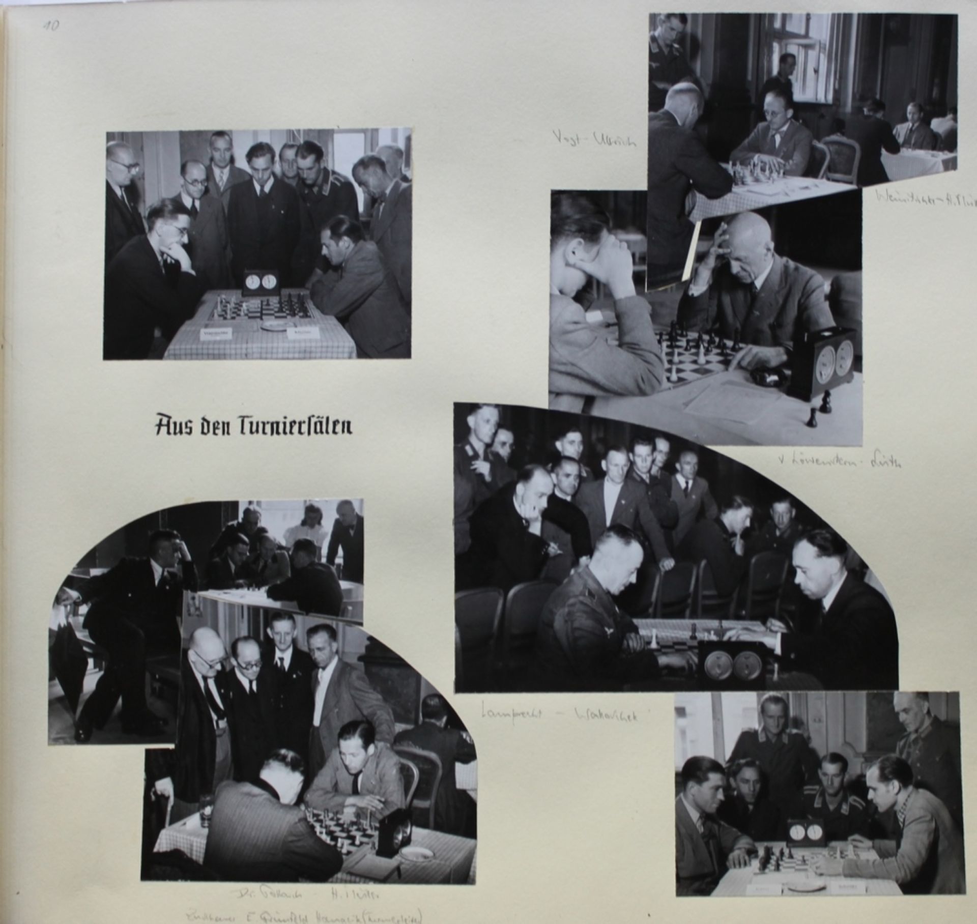 Posen 1944. Ehrenpreis und Fotoalbum. Schachreichsmeisterschaft Posen im Jahre 1944. Ehrenpreis - Image 3 of 3