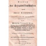 Krug, Wilhelm Traugott. System der Kriegswissenschaften und ihrer Literatur, enzyklopädisch