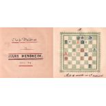 Mendheim, Julius. Chess Problems by Julius Mendheim. Berlin 1814. Private Ausgabe mit 82
