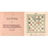 Ciccolini, Giuseppe. Chess Problems by Cav. G. Ciccolini. Rom 1827. Private Ausgabe mit 115