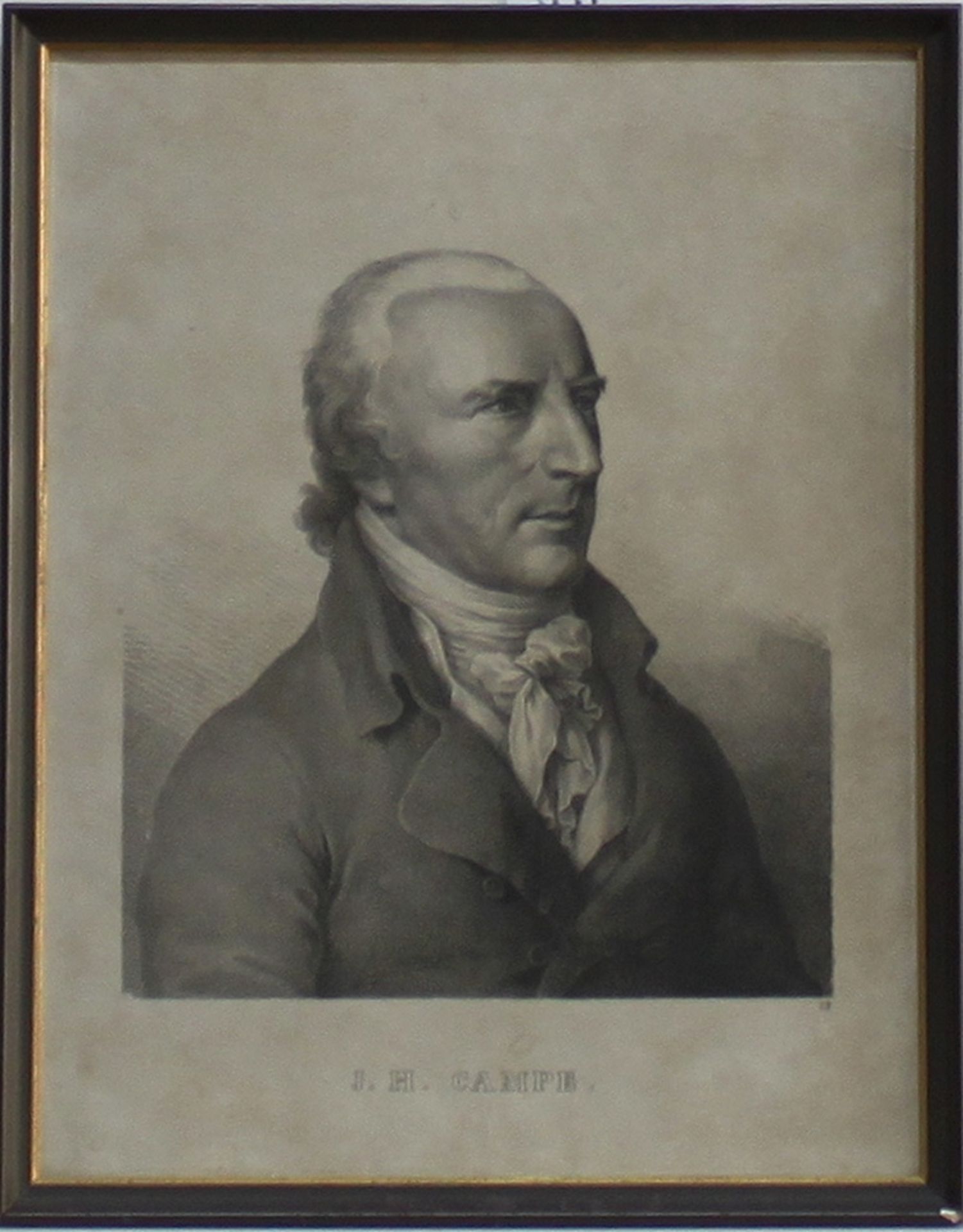 Braunschweig. Porträt / Graphik. Campe, Johann Heinrich v. (Halbporträt). Lithographie auf Papier.