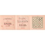 Walker, George. Chess Problems by G. Walker. London 1846. / Ends of Games from The Art of Chess Play