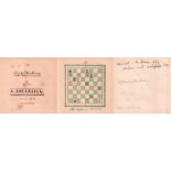 Anderssen, Adolph. 60 Chess Problems by A. Anderssen. Breslau 1842. Private Ausgabe mit 60