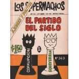 Comic. Los Supermachos. El partido del siglo. Ajedrez y Politica. Comic in spanischer Sprache. 8.