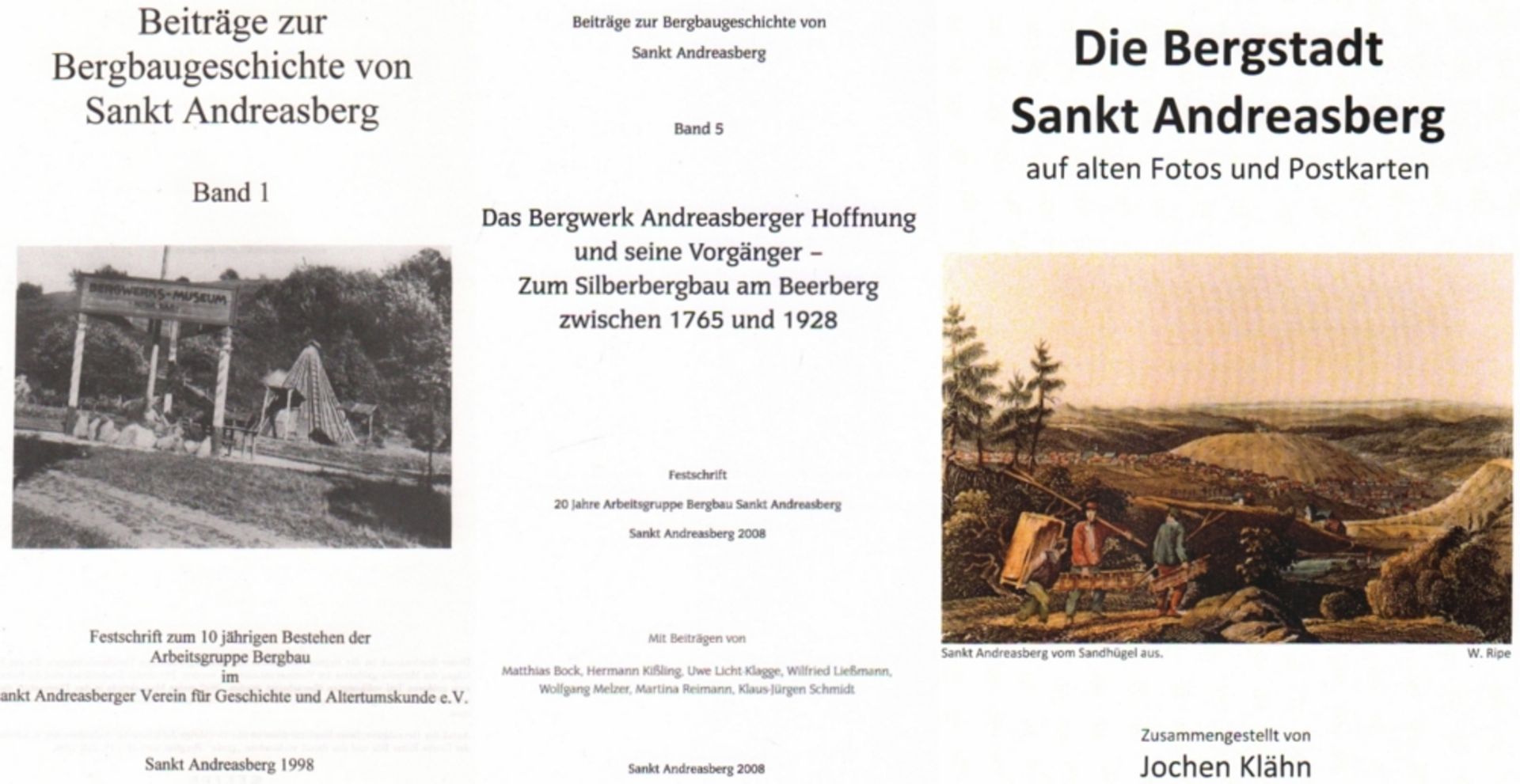 Bergbau. St. Andreasberg. Konvolut zur Bergbaugeschichte von St. Andreasberg. 8°. Mit vielen Skizzen