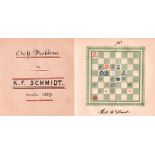 Schmidt, Karl Friedrich. Chess Problems by K. F. Schmidt. Breslau 1829. Private Ausgabe mit 120