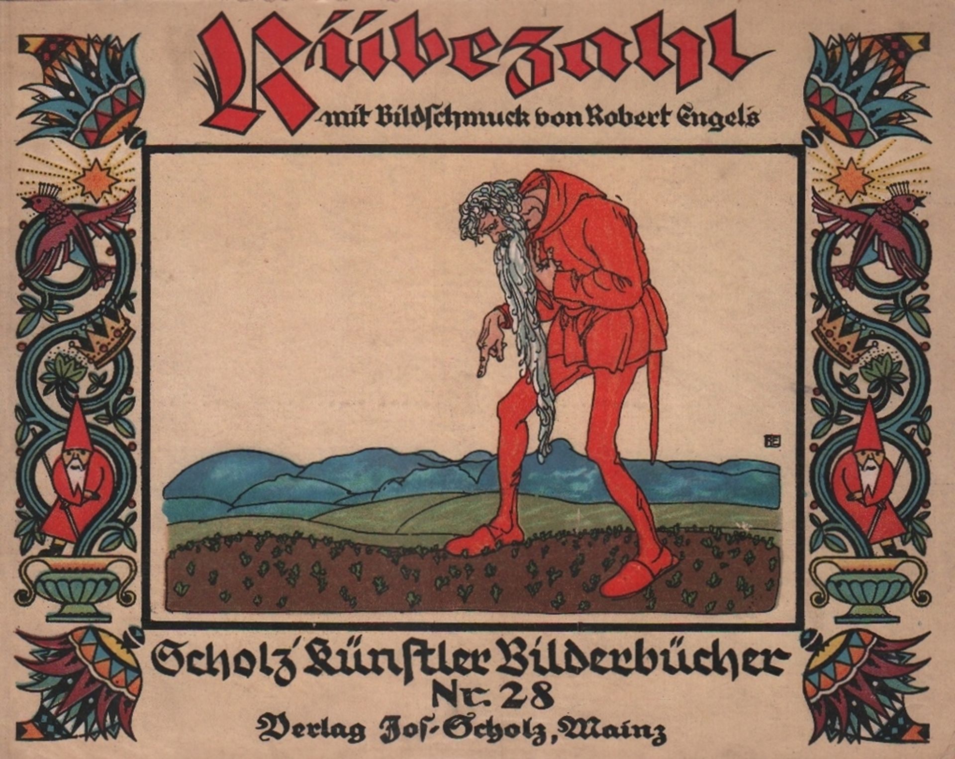 Kinderbuch. Beck, Siegfried. (Hirschberg). Rübezahl, ausgewählte Sagen und Schwänke erzählt von…