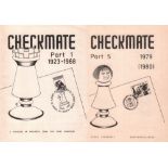 Checkmate. Parts 1 - 5, 1923 - 1979 (1980). A Catalogue of Philatelic Items with Chess