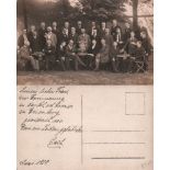 Postkarte. Eisenberg 1920. Schwarzweiße postalisch nicht gelaufene Postkarte mit einer Aufnahme