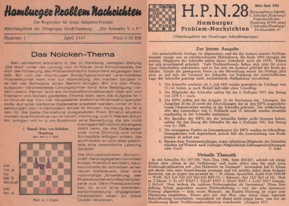 Hamburger Problem Nachrichten. Ein Wegweiser für junge Aufgaben - Freunde. Mitteilungsblatt der