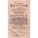 Spielbuch. Neuestes Spielbuch. Nebst einer gründlichen Anweisung zur leichten Erlernung des l'