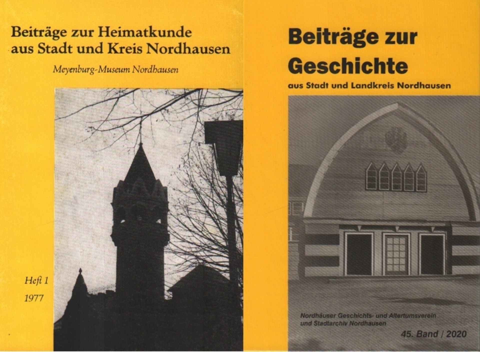 Nordhausen. Beiträge zur Heimatkunde aus Stadt und Kreis Nordhausen. 1. Jhrg. 1977 – 45. Jhrg.