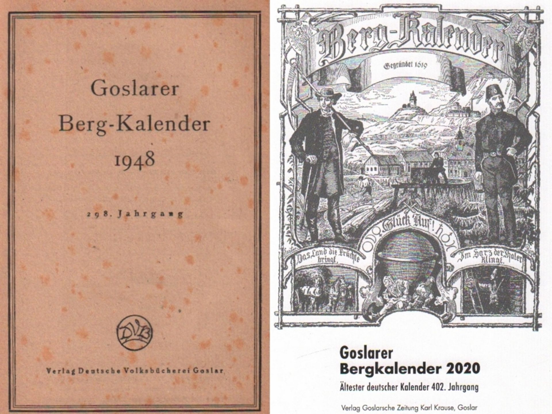 Harz. Bergbau. Goslarer Berg – Kalender, für Goslar, Bad Harzburg, Harzgebiet und Harzvorland.