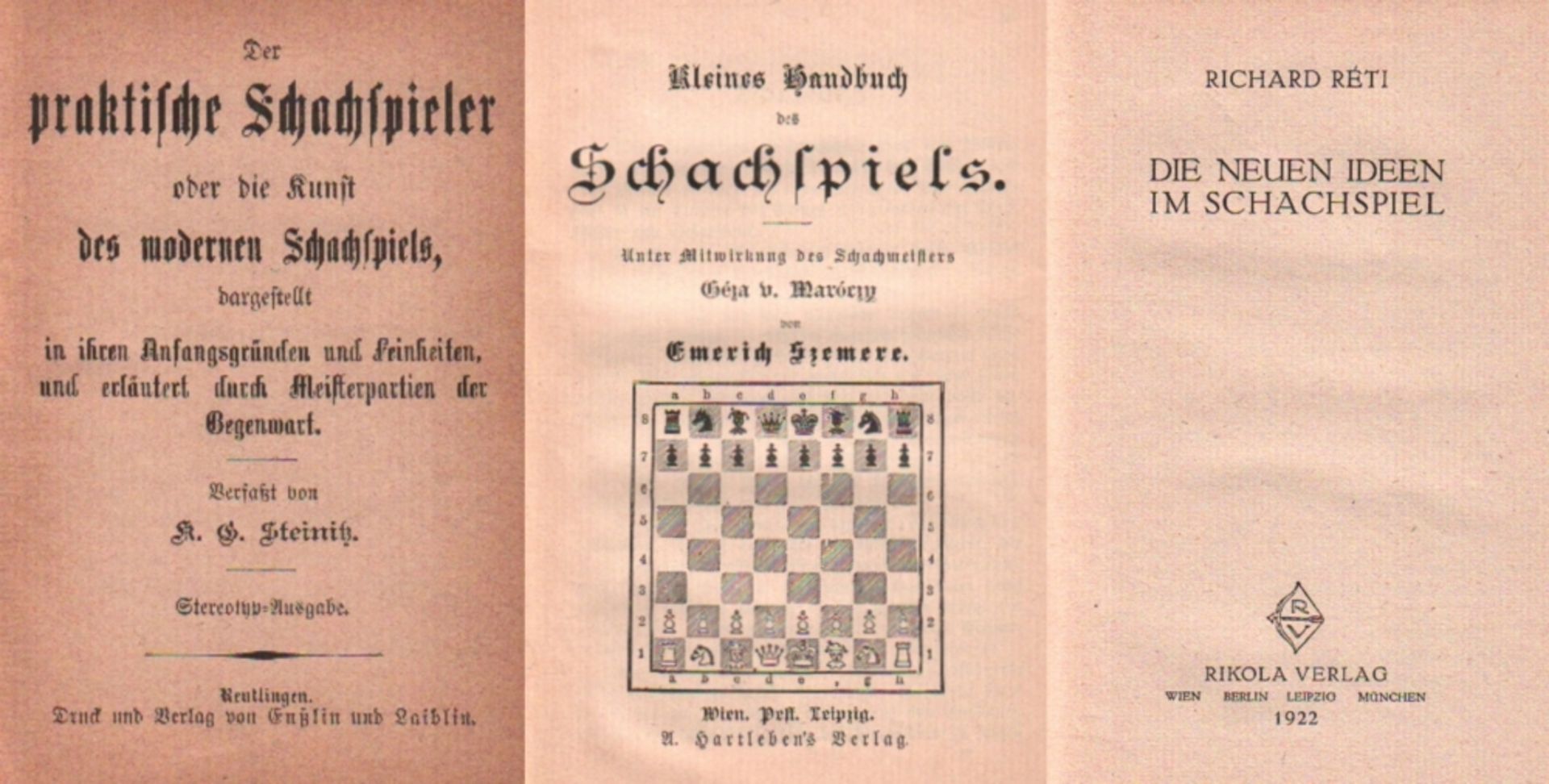 Steinitz, K. G. Der praktische Schachspieler oder die Kunst des modernen Schachspiels ... und