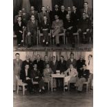 Foto. Mar del Plata 1943. 2 schwarzweiße Fotos mit je einer Aufnahme von Teilnehmern des Turnieres