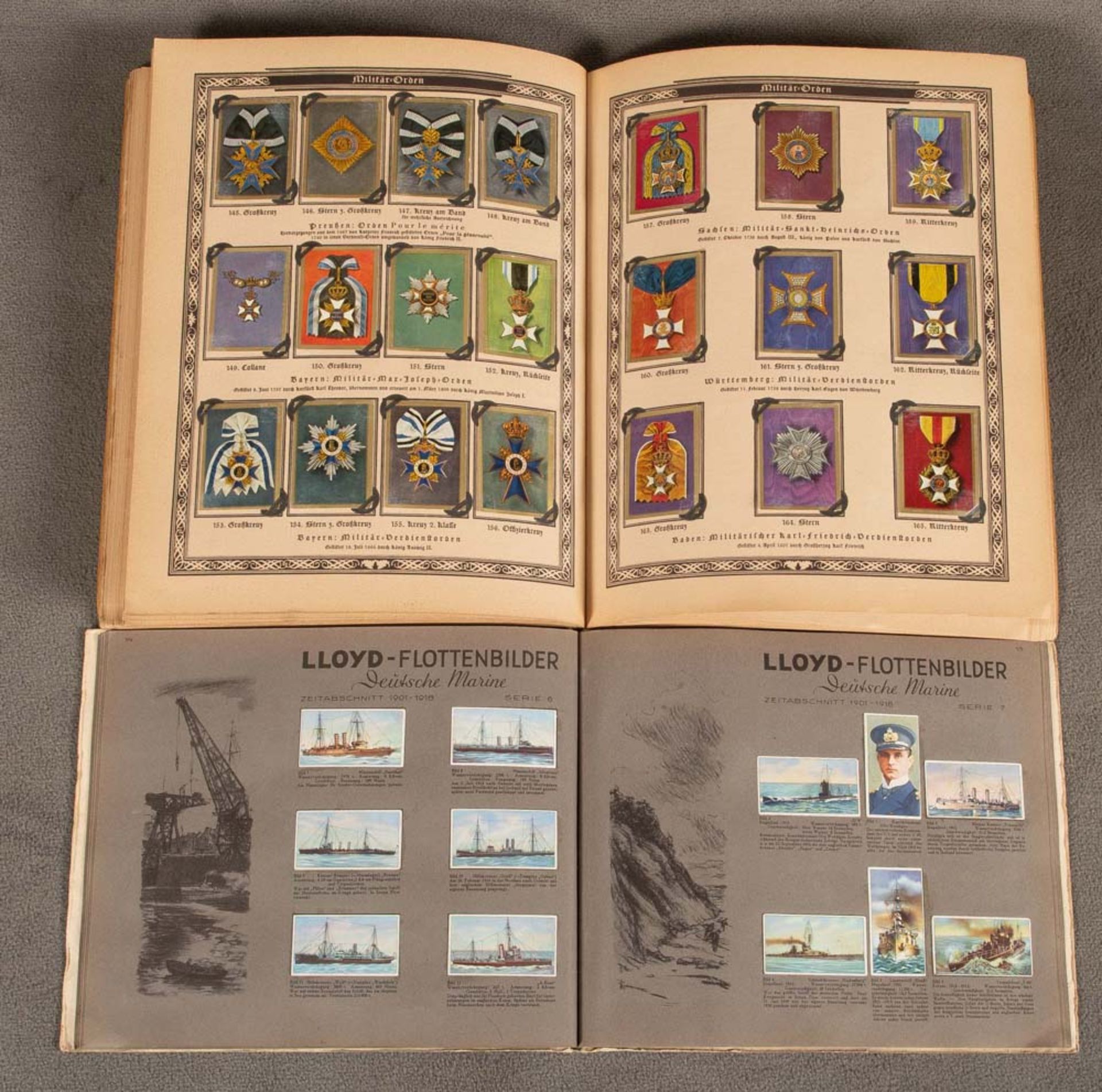 Lloyd Flottenbilder, Deutsche Marine, sowie Sammlung der bekanntesten Deutschen Orden und - Bild 3 aus 3