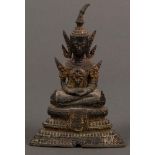 Buddha. Asien. Bronze, H=12 cm.
