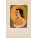 Emil Henri Bernard (1868-1941) attrib. Weiblicher Halbakt. Pastell, li./u./sign., 30 x 23 cm.
