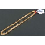 Halskette. 18 ct Gold, ca. 46,6 g.>> Los Nr. wird zu Gunsten von Obdach e.V. versteigert.