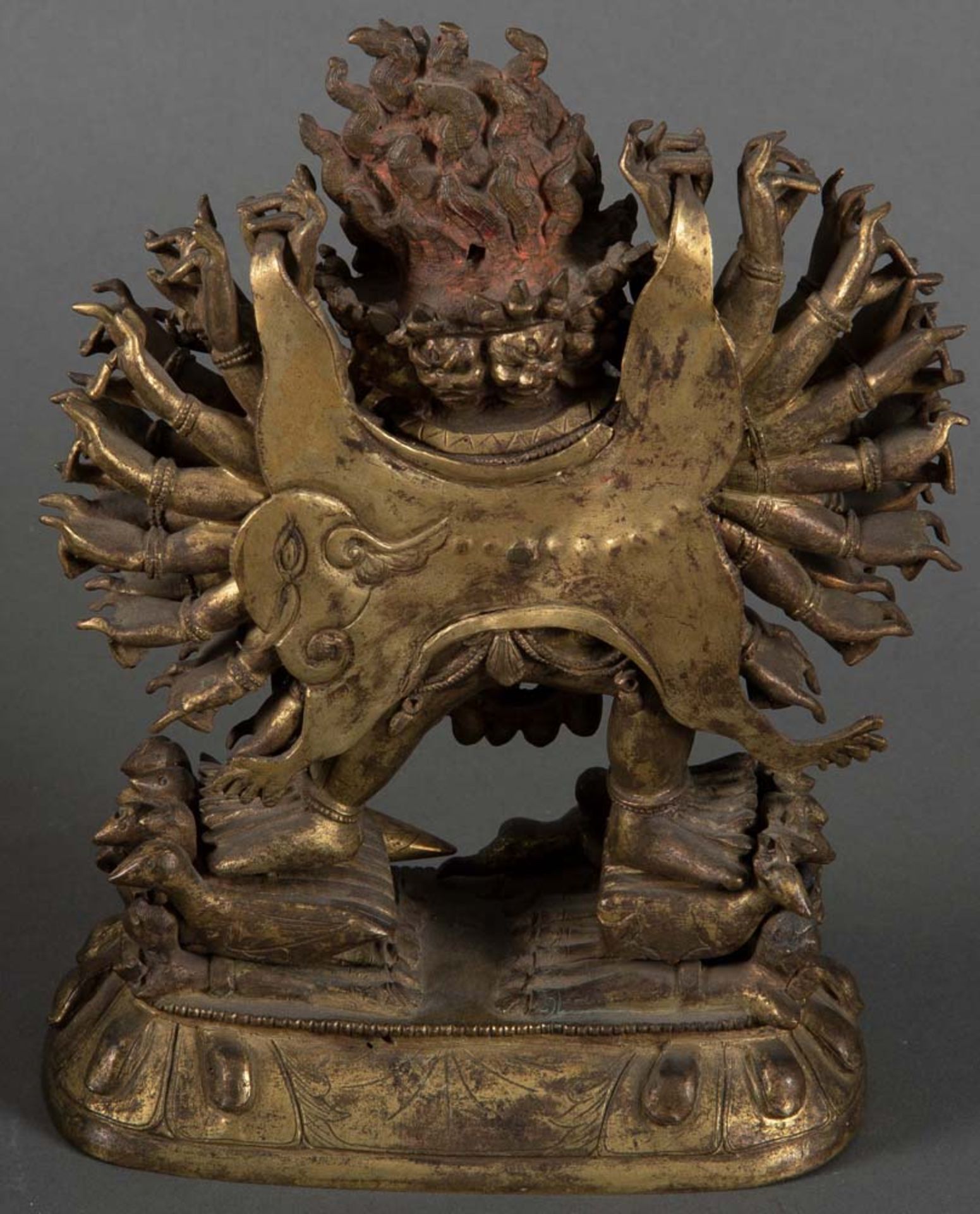 Yamantaka. Asien um 1900. Bronze, H=17,5 cm. - Image 2 of 3