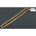 Lange Halskette. 18 ct Gold, ca. 36,4 g. >> Los Nr. wird zu Gunsten von Obdach e.V. versteigert.