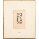 Pablo Picasso (1881-1973). Zeichnung fürs Theater. Lithographie, re./u./sign., mittig dat. 16.12.62,