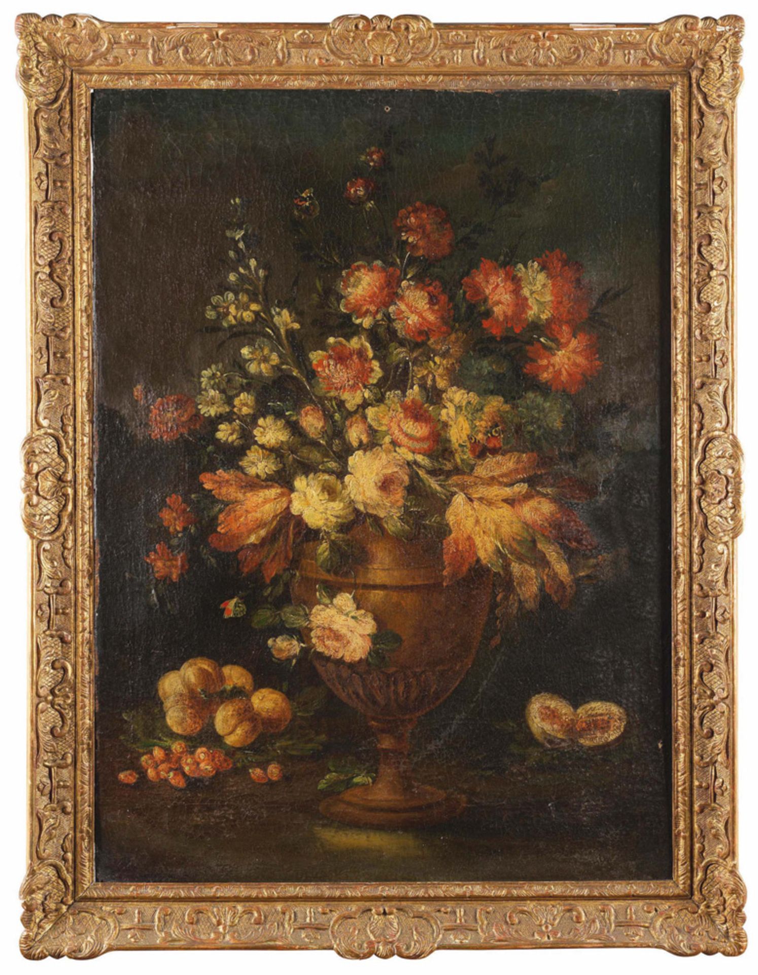 Karel van Vogelaer, genannt Distelbloom (1653-1695) attrib. Stillleben mit Blumen. Öl/Lw., li./u.