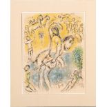 Marc Chagall (1887-1985). „…je suis Ulysse“ / „…ich bin Odysseus“, Farblithographie aus Homère, L'