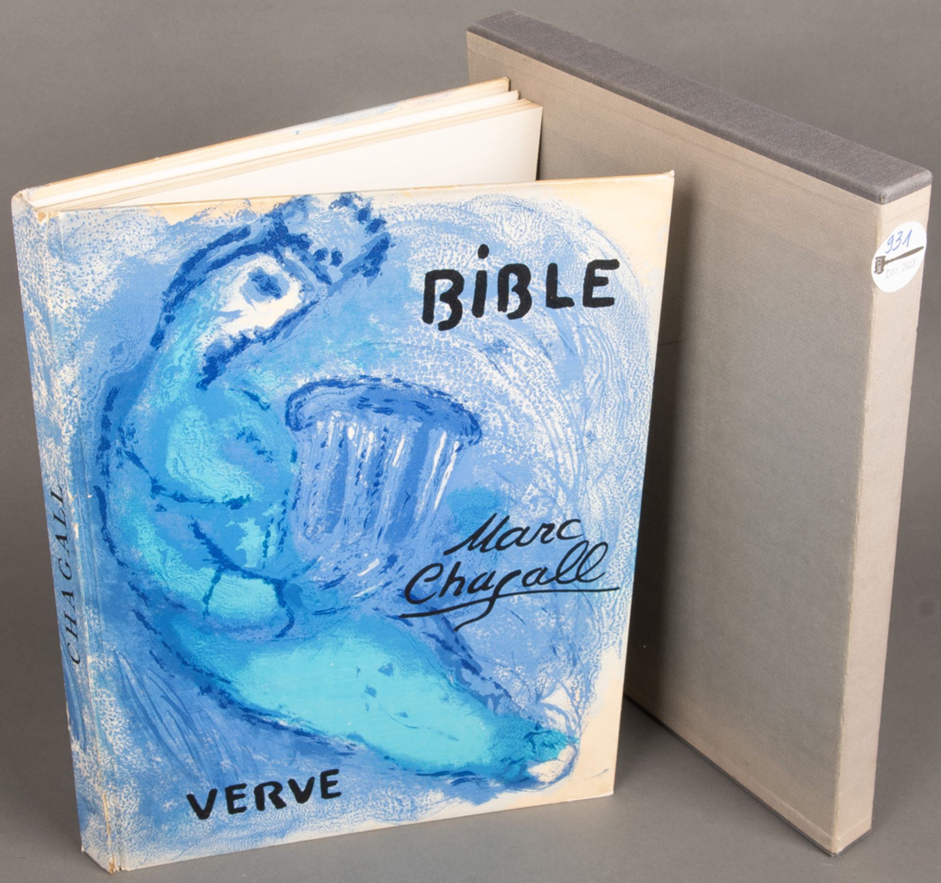 Marc Chagall (1887-1985). „Bible“. Gebundene Doppelausgabe mit Bibel-Illustrationen mit insgesamt