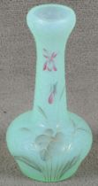 Jugendstil-Vase. Nancy, Daum Frères & Cie, Verreries um 1900. Farbloses Glas, überfangen mit