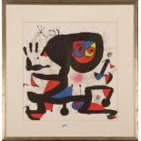 Joan Miró (1893-1983). Plakat für die UNESCO „Droits de l'homme“ (1974). Farblithographie, 8.500