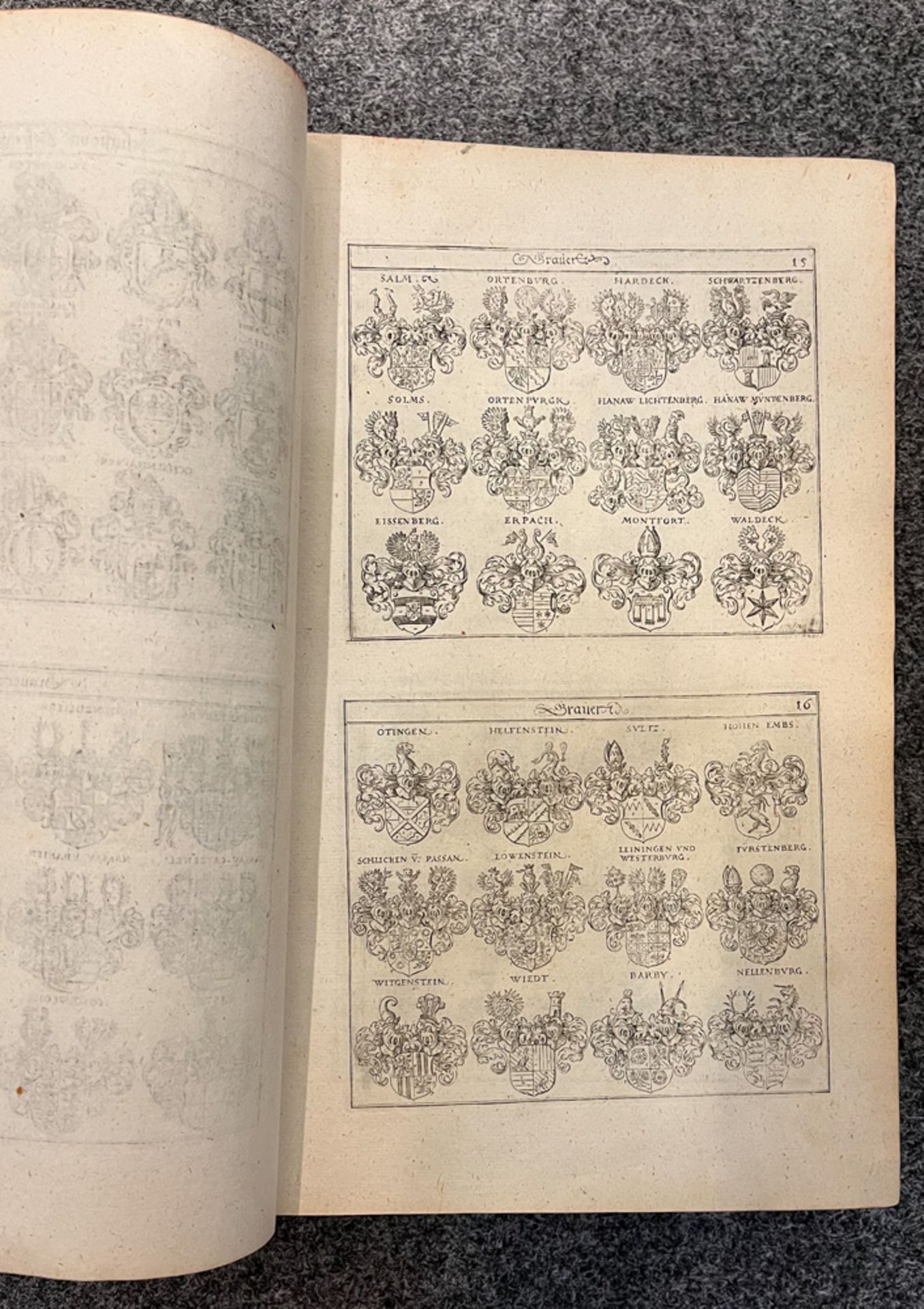 Fünf Bücher: Siebmacherisches Wappenbuch in sechs Teilen, Nürnberg 1734 (neu gebunden); drei - Image 6 of 16