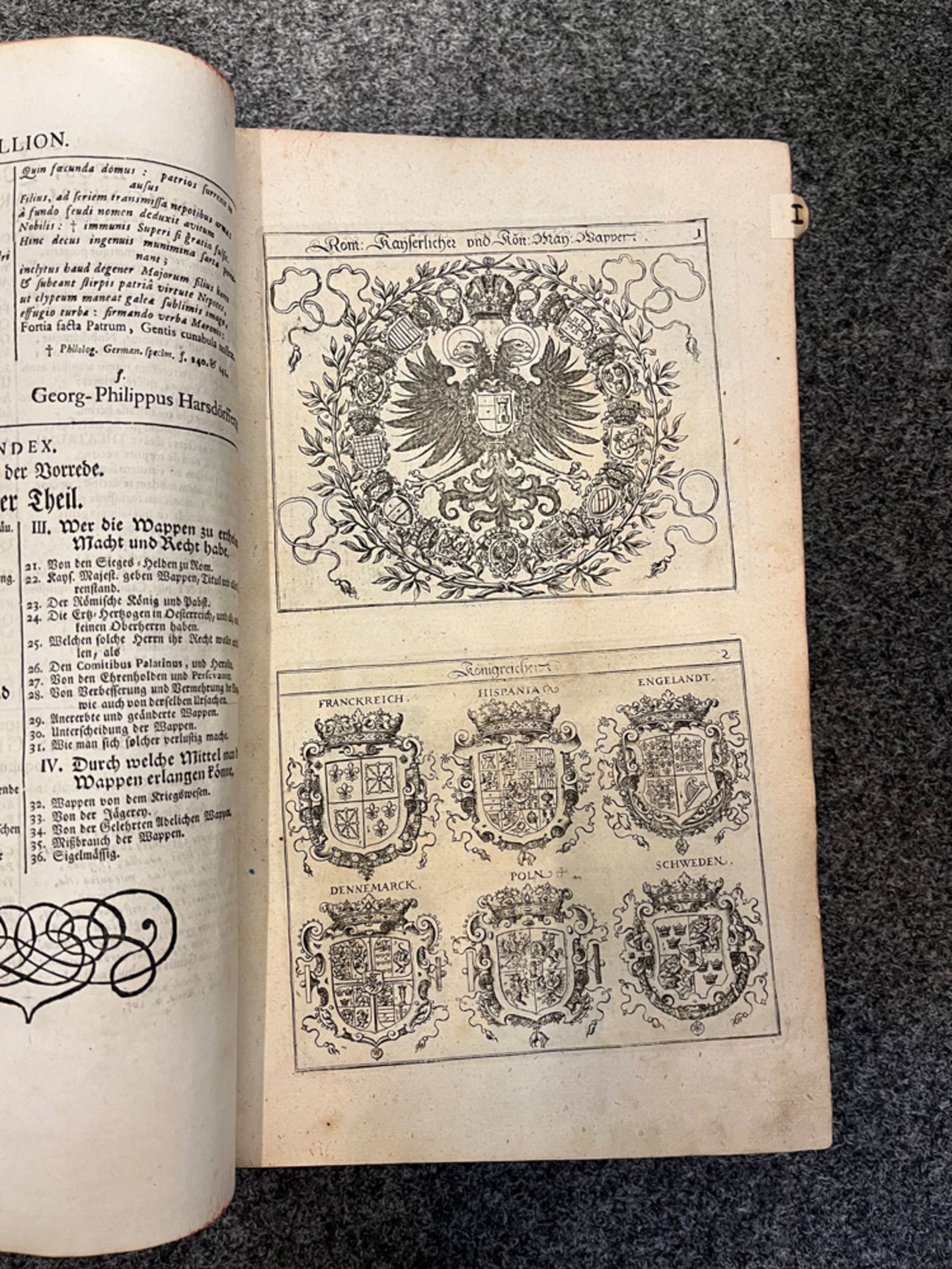 Fünf Bücher: Siebmacherisches Wappenbuch in sechs Teilen, Nürnberg 1734 (neu gebunden); drei - Image 3 of 16