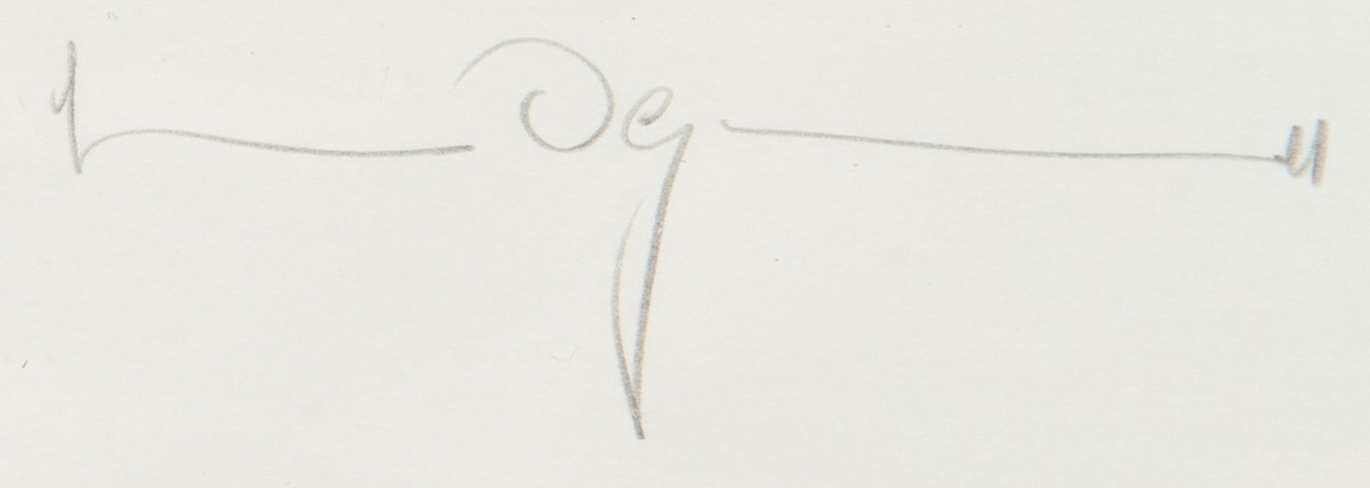 Gertrude Degenhardt (geb. 1940). „Opa“ und „Oma“. Zwei Lithographien, re./u./sign., li./u./bez., - Image 2 of 2