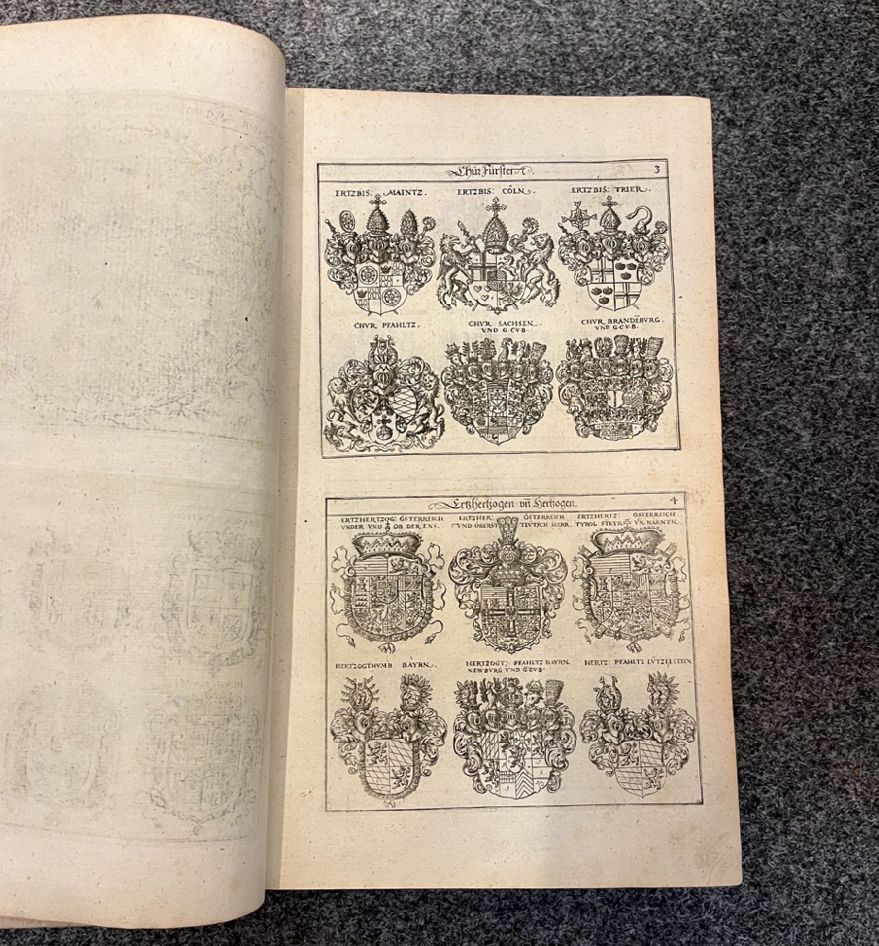 Fünf Bücher: Siebmacherisches Wappenbuch in sechs Teilen, Nürnberg 1734 (neu gebunden); drei - Image 4 of 16