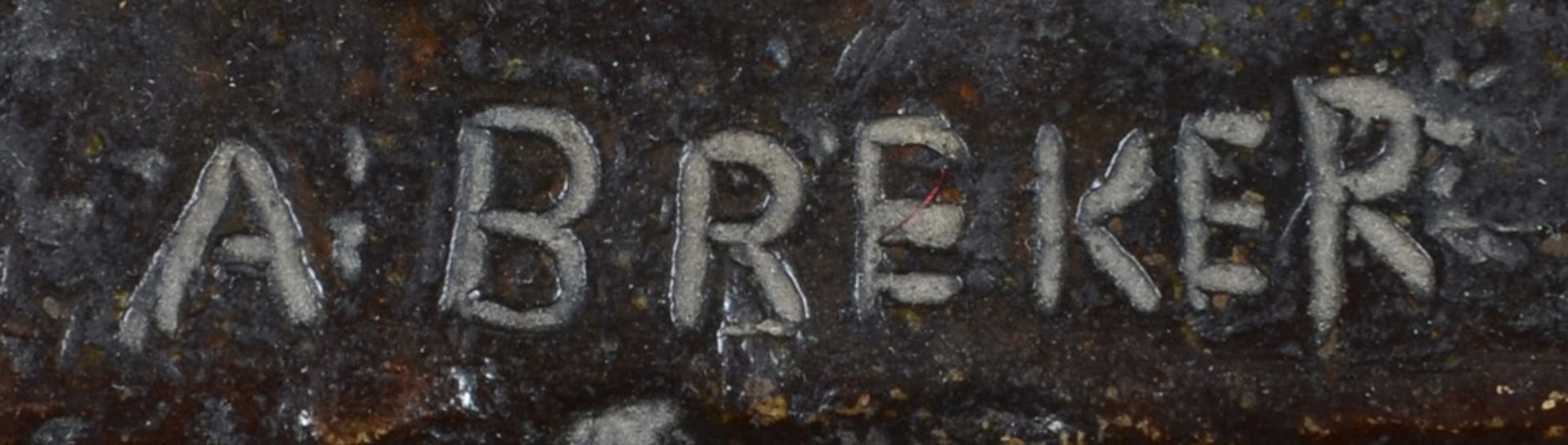 Arno Breker (1900-1991). Steigendes Pferd. Bronze, am Sockel sign. „Bildgiesser A.(ugust) Bischoff - Bild 2 aus 3