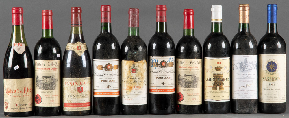 Eine ca. 2.200 Flaschen umfassende, bedeutende, alte Sammlung erlesener Weine, meist Rotweine, - Image 40 of 260