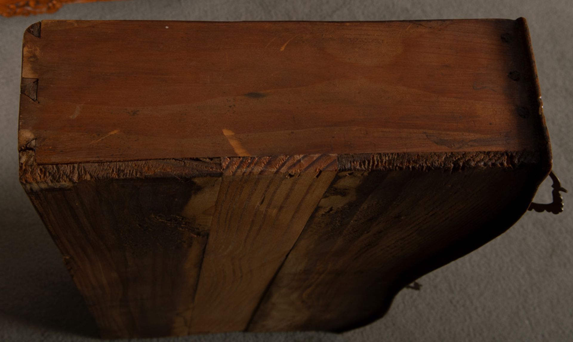 Modell-Barockaufsatzmöbel. Mainfranken 1750. Weichholzkorpus, furniert mit Nussbaum und - Image 5 of 8