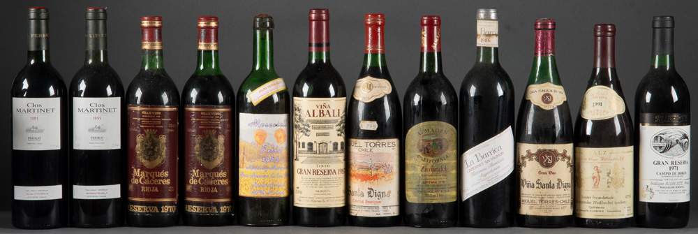 Eine ca. 2.200 Flaschen umfassende, bedeutende, alte Sammlung erlesener Weine, meist Rotweine, - Image 194 of 260