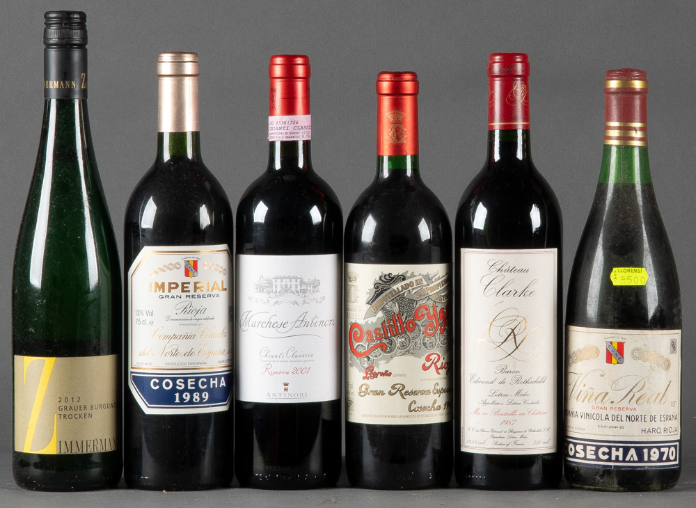 Eine ca. 2.200 Flaschen umfassende, bedeutende, alte Sammlung erlesener Weine, meist Rotweine, - Image 175 of 260