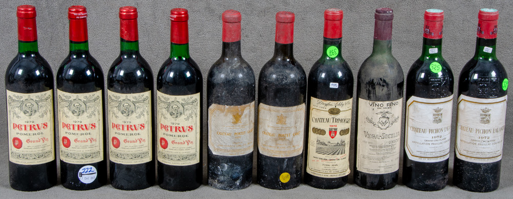 Eine ca. 2.200 Flaschen umfassende, bedeutende, alte Sammlung erlesener Weine, meist Rotweine, - Image 238 of 260
