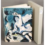 Marc Chagall (1887-1985). „Dessins pour la Bible“. Gebundene Doppelausgabe mit Bibel-Illustrationen,