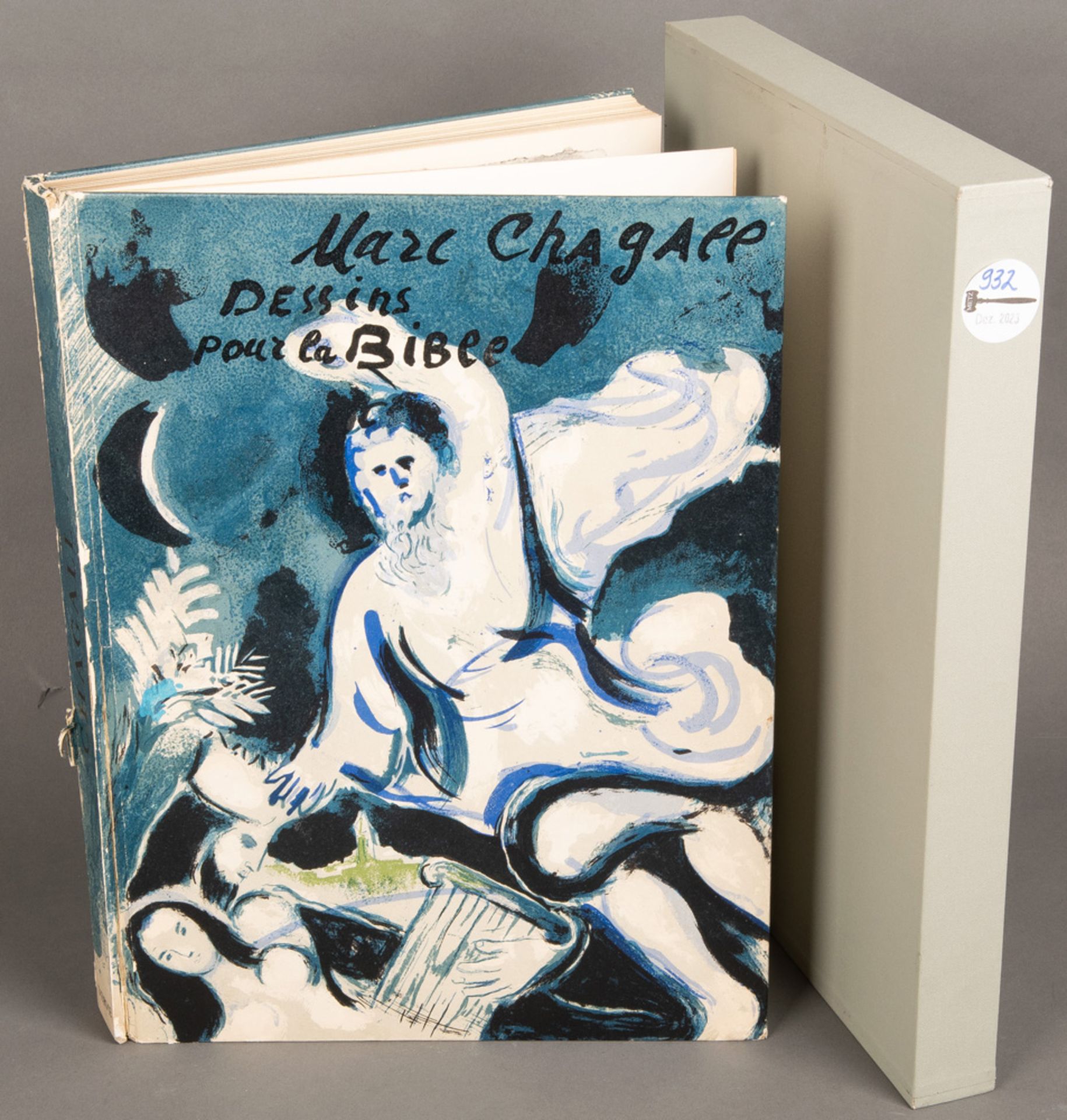 Marc Chagall (1887-1985). „Dessins pour la Bible“. Gebundene Doppelausgabe mit Bibel-Illustrationen,